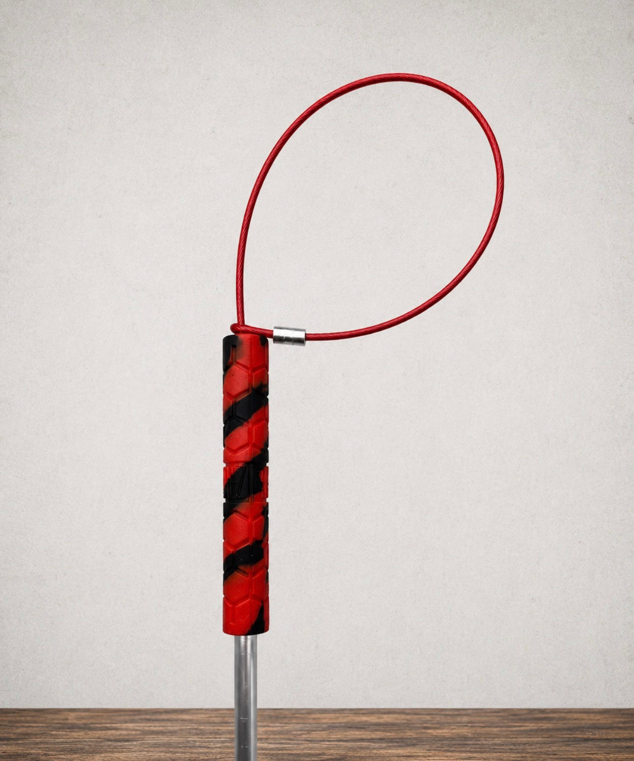 36" Silicone Grip TickleSnare - RED/BLACK