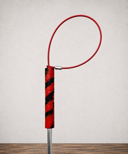 36" Silicone Grip TickleSnare - RED/BLACK