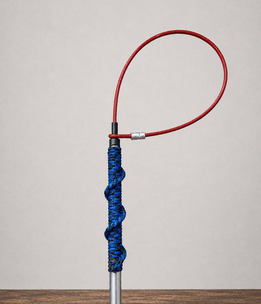 36" Paracord Grip TickleSnare - BLUE ONYX
