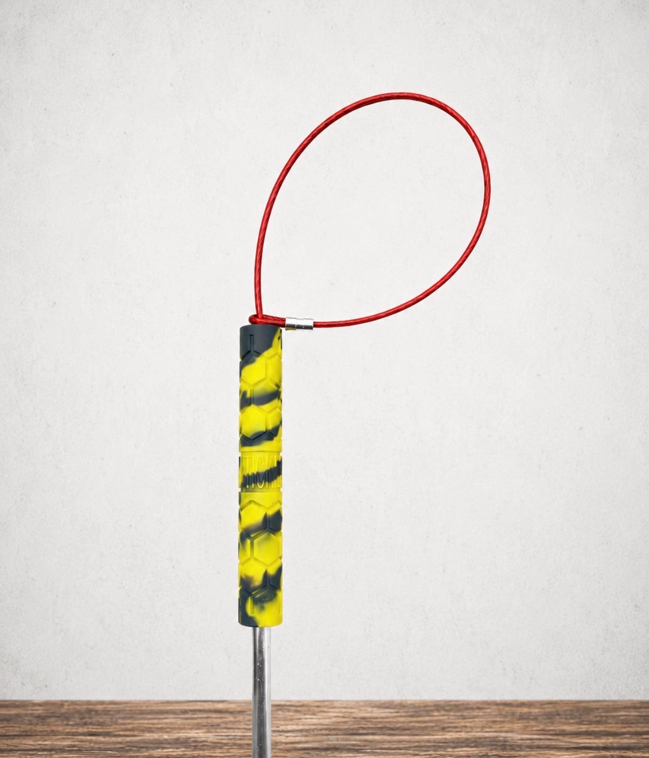 36" Silicone Grip TickleSnare - YELLOW/GRAY