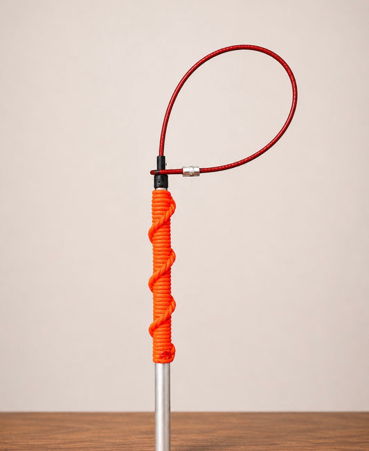 36" Paracord Grip TickleSnare - NEON ORANGE