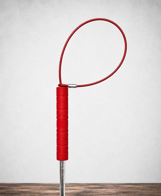 36" Silicone Grip TickleSnare - ELECTRIC RED