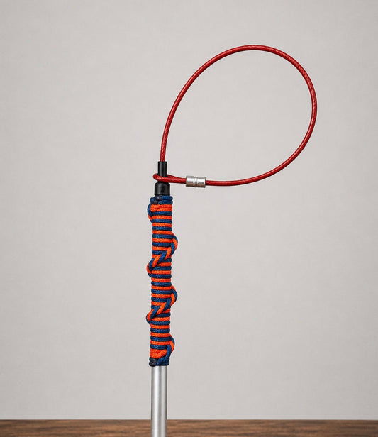 36" Paracord Grip TickleSnare - CARIBBEAN/ORANGE