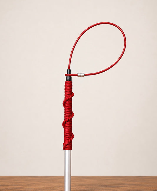 36" Paracord Grip TickleSnare - RED