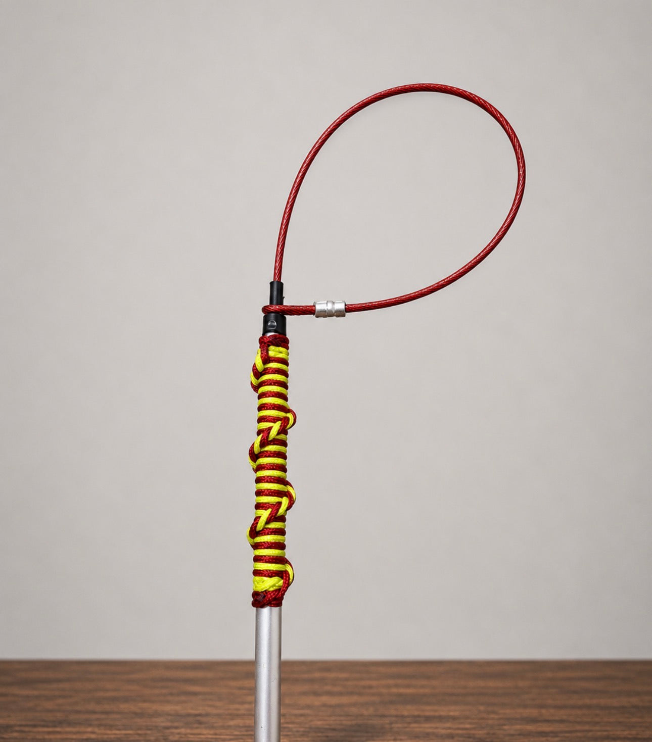 36" Paracord Grip TickleSnare - RED/YELLOW
