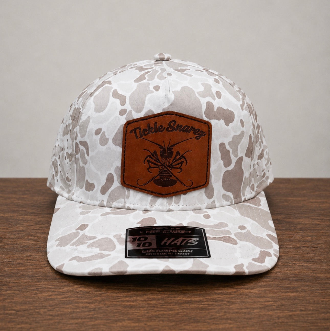 White Camo TickleSnarez Hat