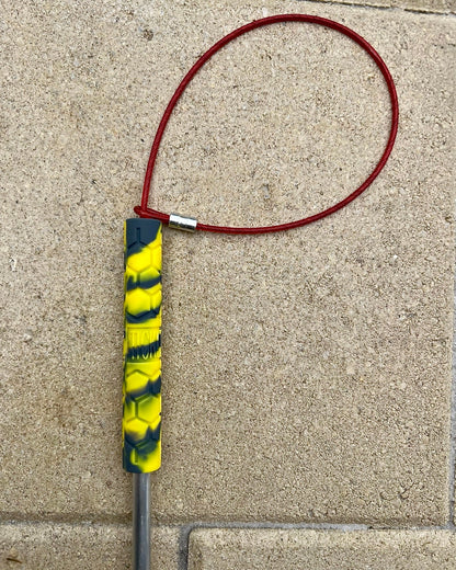36" Silicone Grip TickleSnare - Yellow & Gray